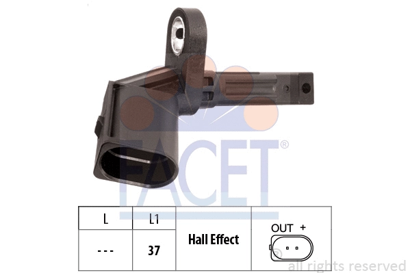 Sensor, wheel speed (21.0014)
