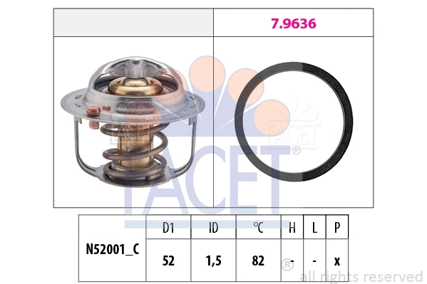 Thermostat, coolant (7.8679)