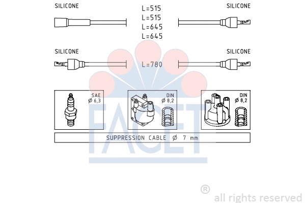 Ignition Cable Kit (4.8509)
