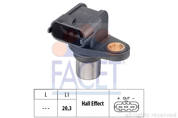Sensor, camshaft position (9.0346)