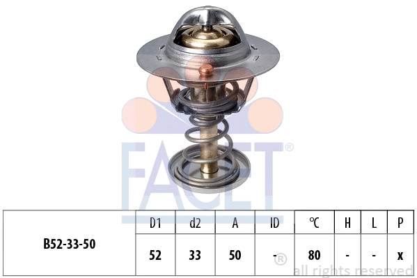 Thermostat, coolant (7.8674S)