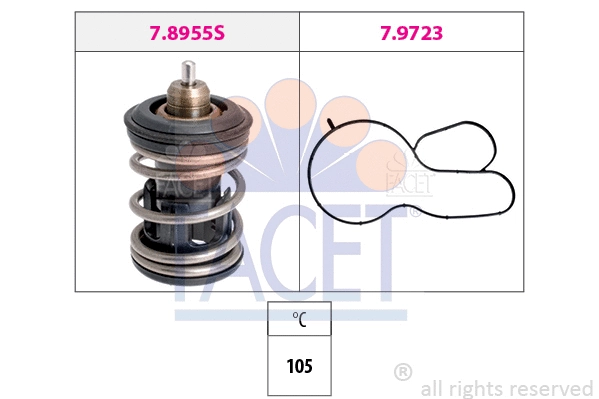 Thermostat, coolant (7.8955)