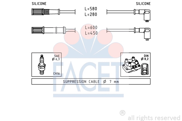 Ignition Cable Kit (4.9451)