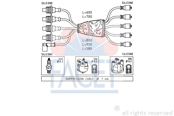 Ignition Cable Kit (4.8747)