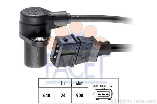 Sensor, crankshaft pulse (9.0075)