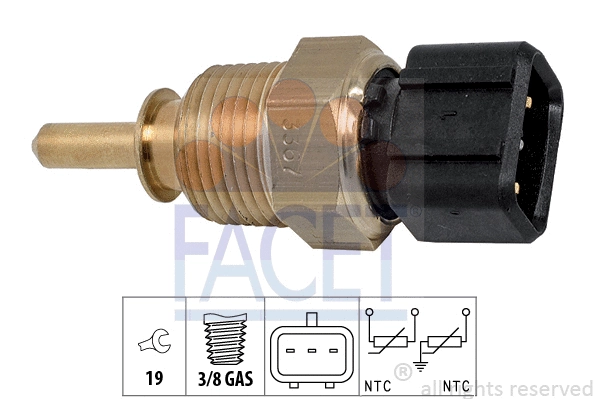 Sensor, coolant temperature (7.3367)