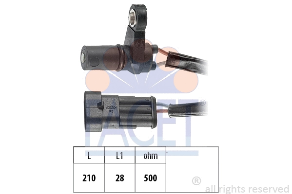 RPM Sensor, automatic transmission (9.0107)