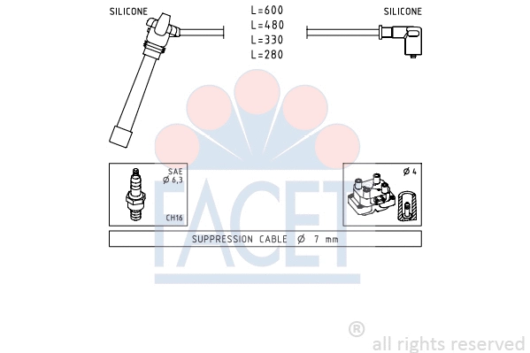 Ignition Cable Kit (4.9505)