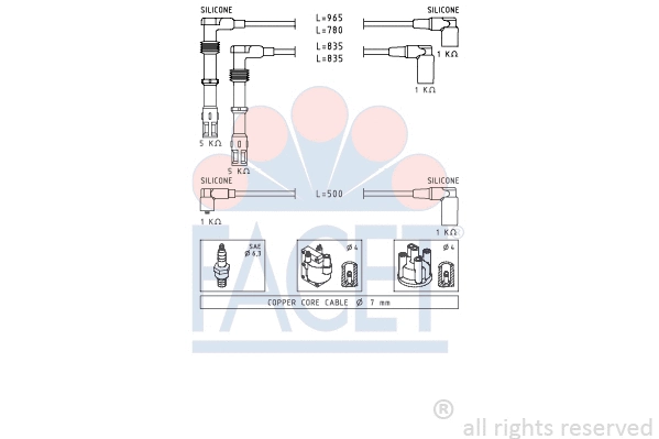 Ignition Cable Kit (4.9356)