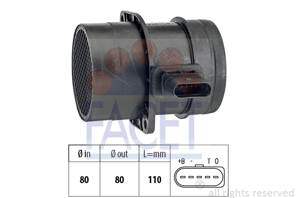 Mass Air Flow Sensor (10.1357)