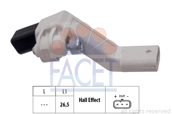 Sensor, crankshaft pulse (9.0772)