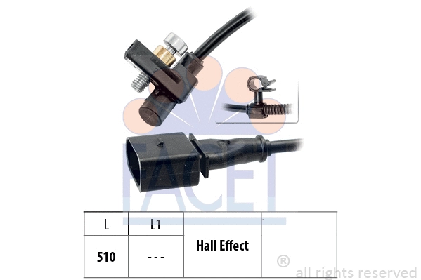 Sensor, crankshaft pulse (9.0446)