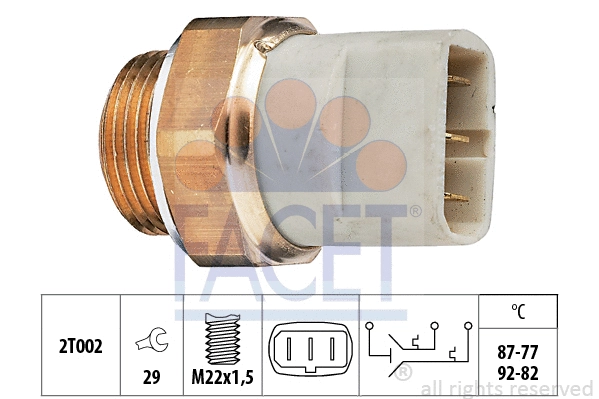 Temperature Switch, radiator fan (7.5626)