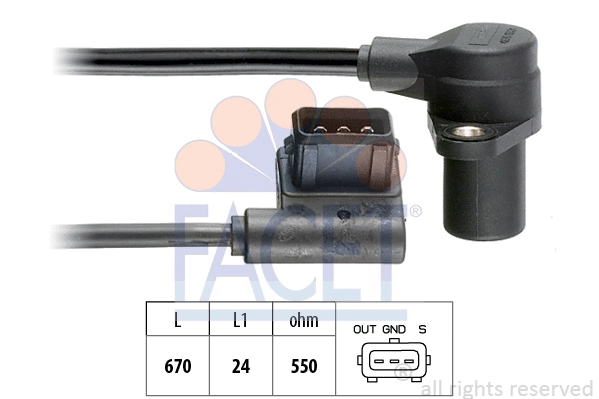 Sensor, crankshaft pulse (9.0485)