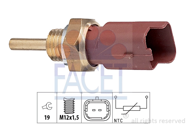Sensor, coolant temperature (7.3326)