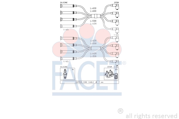 Ignition Cable Kit (4.8623)