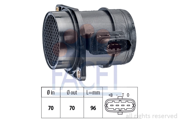 Mass Air Flow Sensor (10.1299)