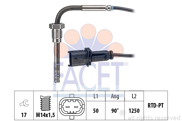 Sensor, exhaust gas temperature (22.0210)