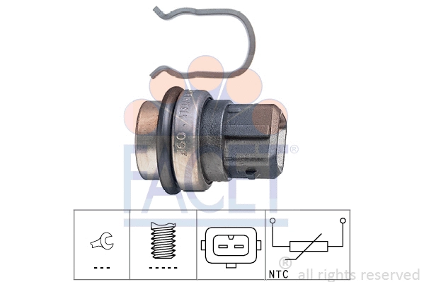 Sensor, coolant temperature (7.3086)