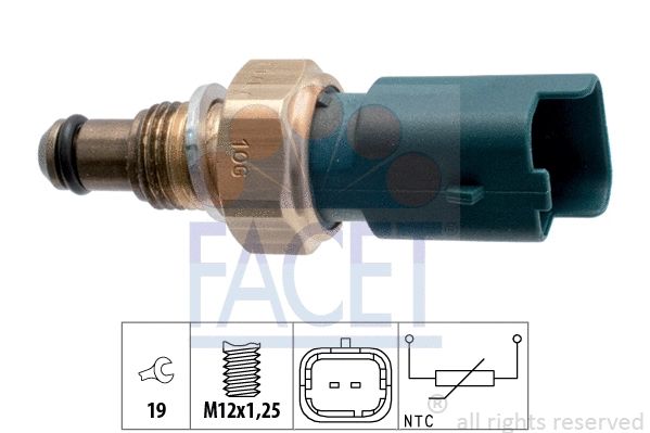 Sensor, coolant temperature (7.3317)