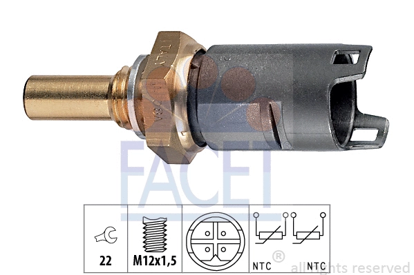 Sensor, coolant temperature (7.3274)