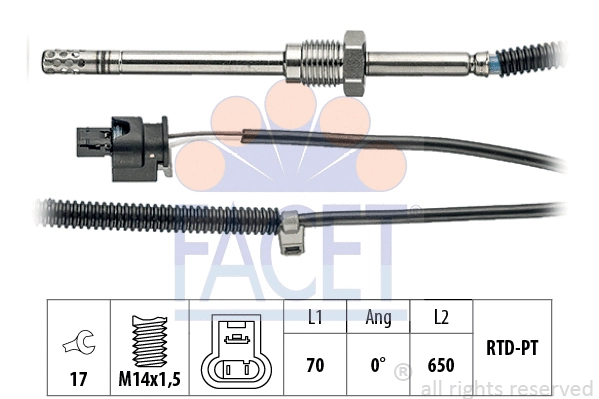 Sensor, exhaust gas temperature (22.0069)