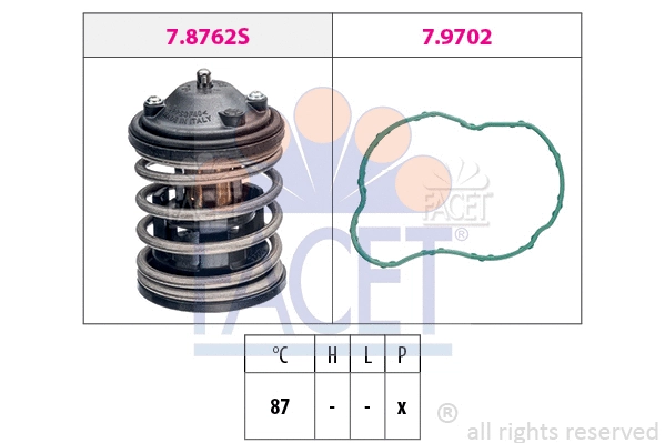 Thermostat, coolant (7.8827)