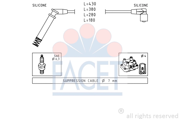 Ignition Cable Kit (4.8634)
