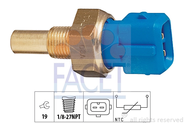 Sensor, coolant temperature (7.3156)