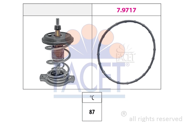 Thermostat, coolant (7.8511)