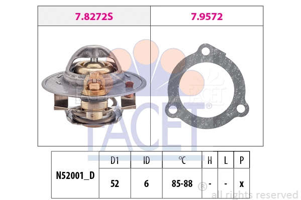 Thermostat, coolant (7.8388)