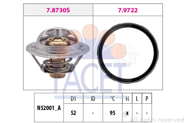 Thermostat, coolant (7.8946)
