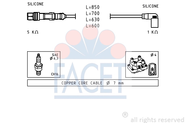 Ignition Cable Kit (4.9601)