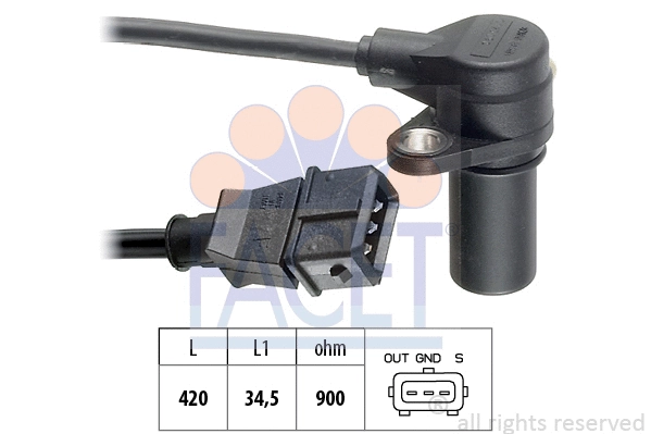Sensor, crankshaft pulse (9.0173)