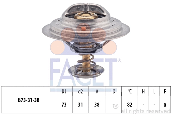 Thermostat, coolant (7.8363S)