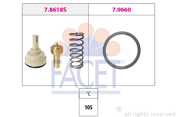 Thermostat, coolant (7.8618)
