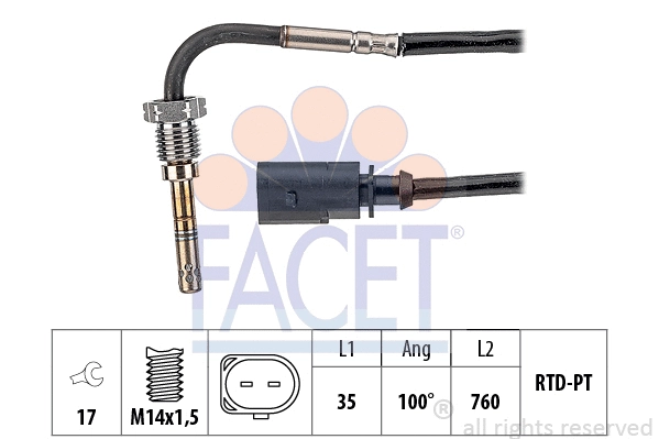 Sensor, exhaust gas temperature (22.0314)