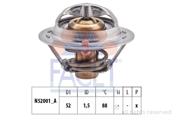 Thermostat, coolant (7.8266S)