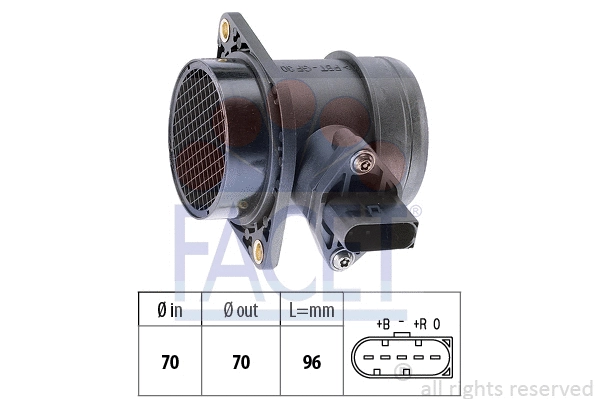 Mass Air Flow Sensor (10.1284)