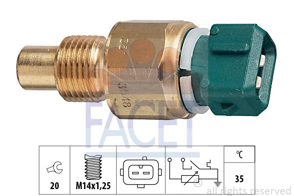 Sensor, coolant temperature (7.3548)