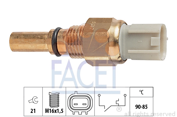 Temperature Switch, radiator fan (7.5267)