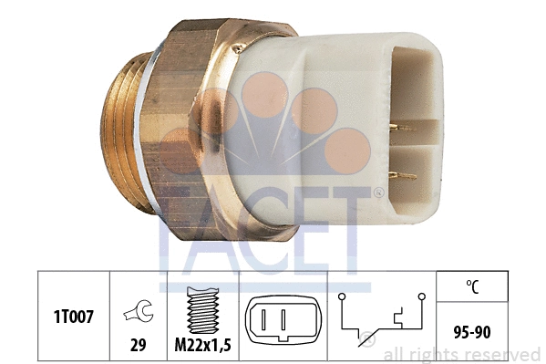 Temperature Switch, radiator fan (7.5027)