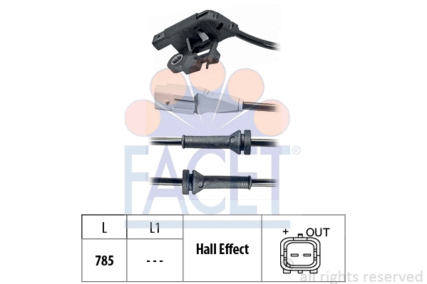 Sensor, wheel speed (21.0031)