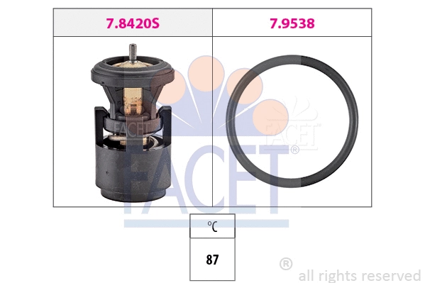 Thermostat, coolant (7.8420)