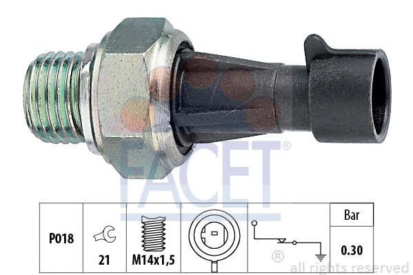 Oil Pressure Switch (7.0096)