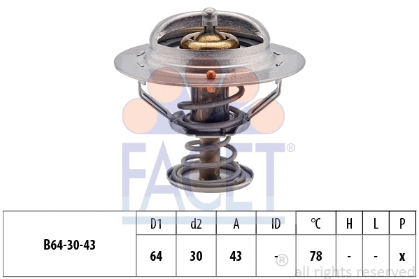 Thermostat, coolant (7.8491S)