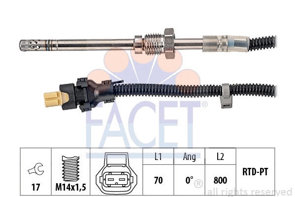 Sensor, exhaust gas temperature (22.0250)