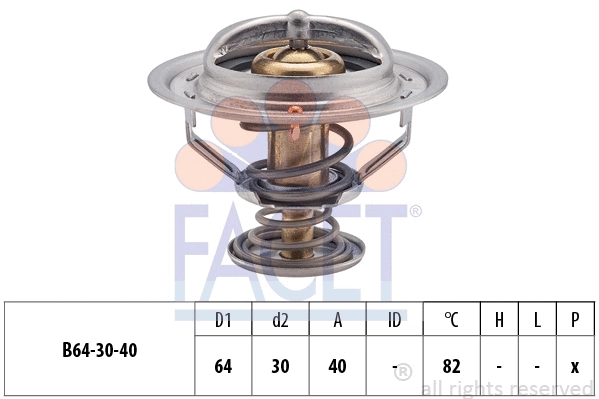 Thermostat, coolant (7.8370S)