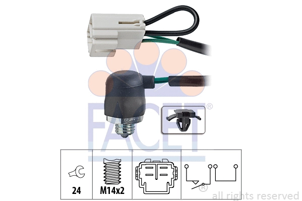 Switch, reverse light (7.6144)