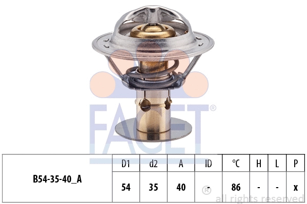Thermostat, coolant (7.8498S)